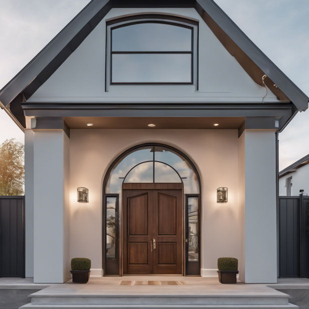 Classic Arched Doorway For Home Entrance