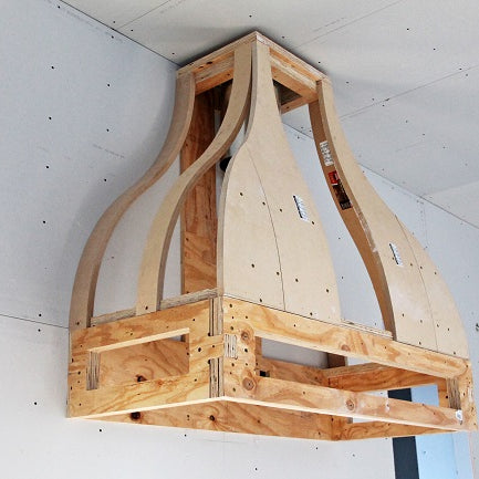 bell curved range hood