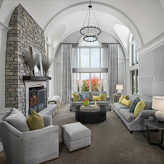 Igloo Ceiling in a living room