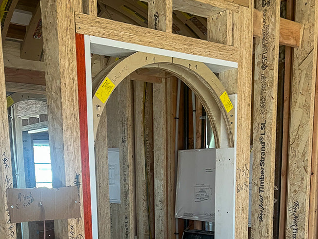 butlers pantry half round archway