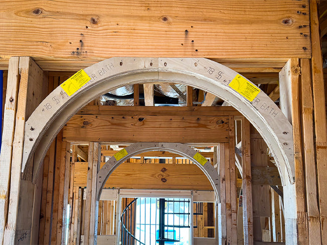 plywood framing arch