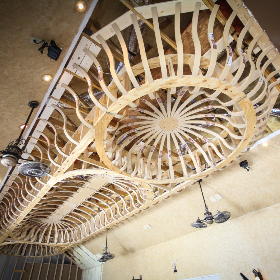 Organic Shape Ceiling Design