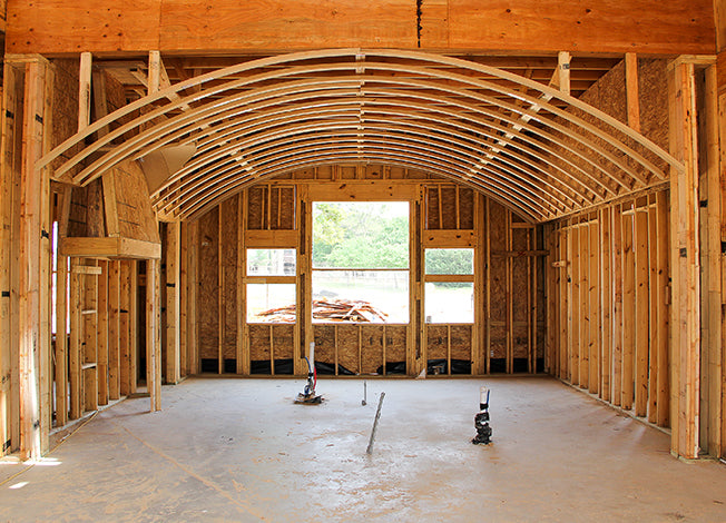 drywall barrel vault detail