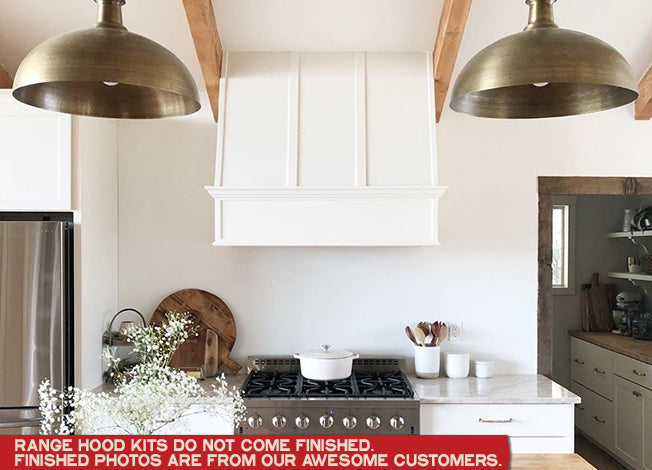 Farmhouse Vent Hoods  Wooden Vent Hood Kits — Archways & Ceilings