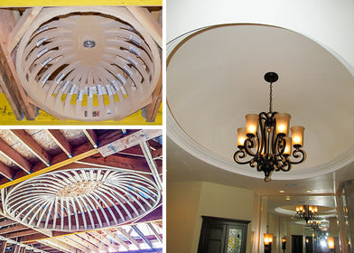 Oval Ceiling Domes | Prefabricated Oval Ceiling Dome Kit — Archways ...