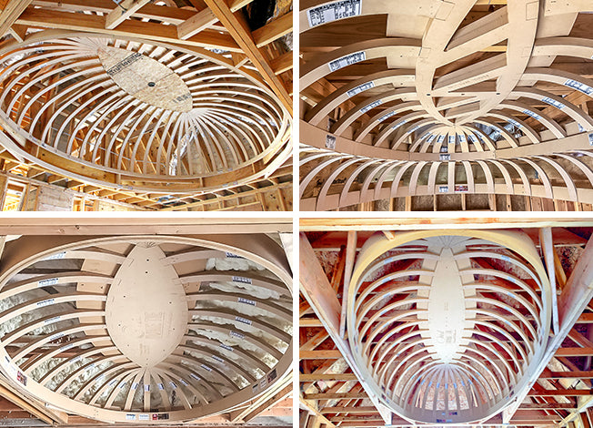 Oval Ceiling Domes