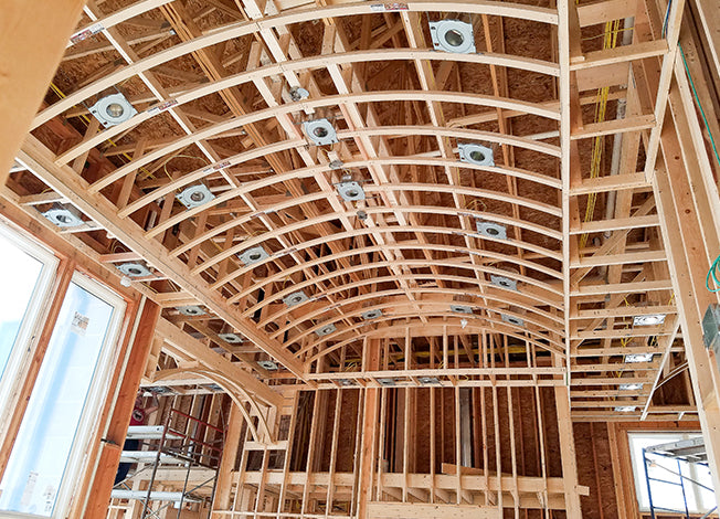 drywall barrel vault detail